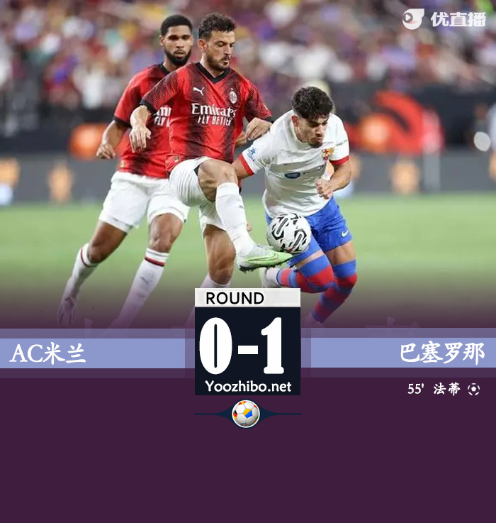 AC米蘭vs巴塞羅那