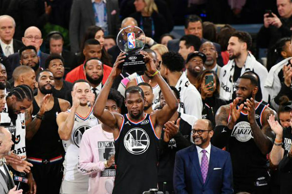 杜蘭特奪得MVP