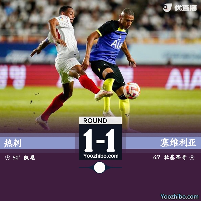 熱刺1-1塞維利亞
