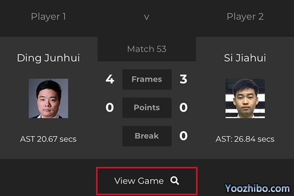 丁俊暉4-3斯佳輝