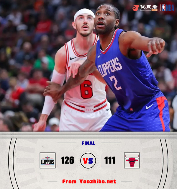 快船126-111大勝公牛 卡椒55分 海蘭德17分11助 哈登傷缺