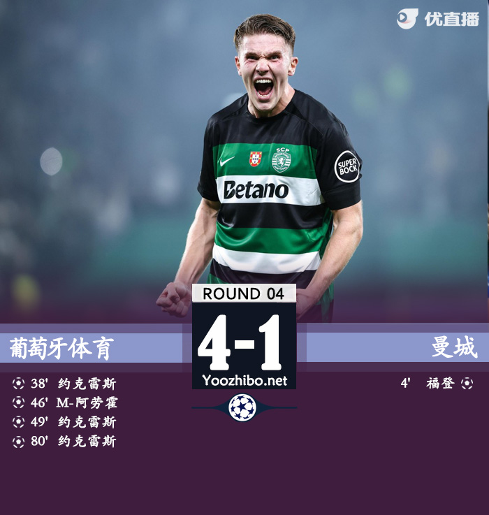 葡萄牙體育vs曼城