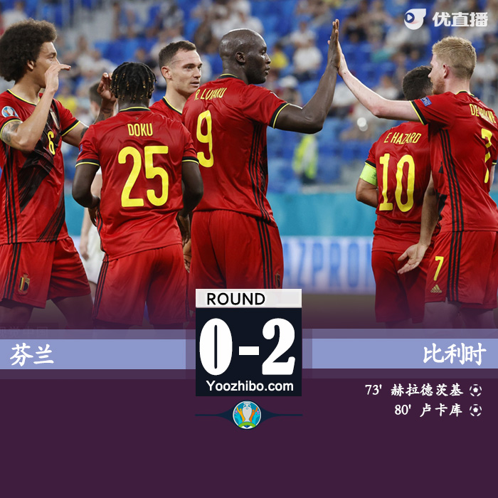 比利時2-0芬蘭 維爾馬倫造烏龍盧卡庫破門