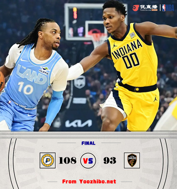 步行者108-93戰勝騎士 內姆哈德19分 哈利伯頓傷退 加蘭20+7