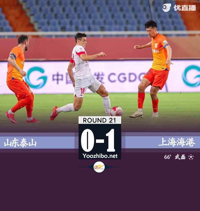 山東泰山隊vs上海海港隊