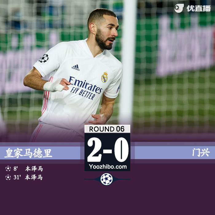 皇家馬德里2-0門興