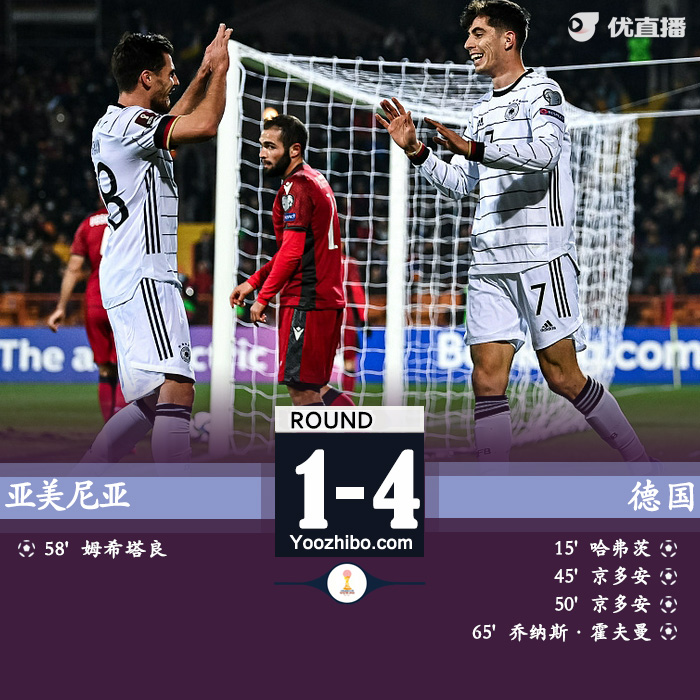 11月15日 世預賽歐洲區 亞美尼亞vs德國 全場錄像及集錦