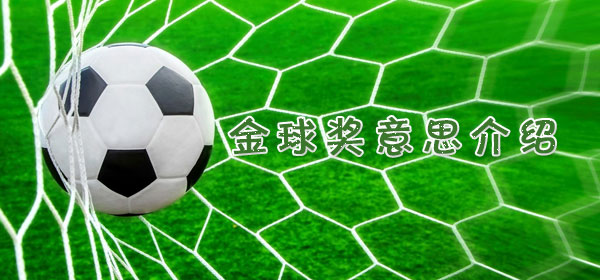 足球專業術語-金球獎意思介紹