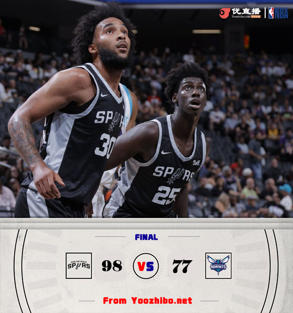 馬刺98-77大勝黃蜂