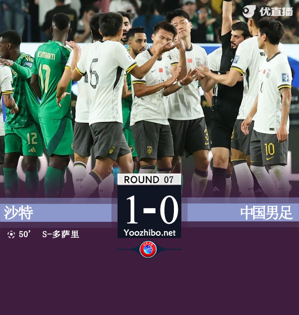 沙特vs中國男足