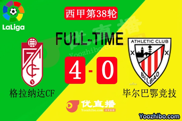 西甲第38輪格拉納達CFvs畢爾巴鄂全場錄像