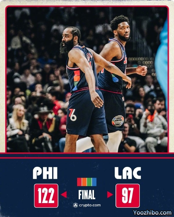 76人大勝快船