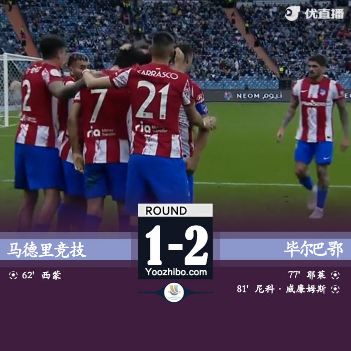 畢爾巴鄂2-1馬競
