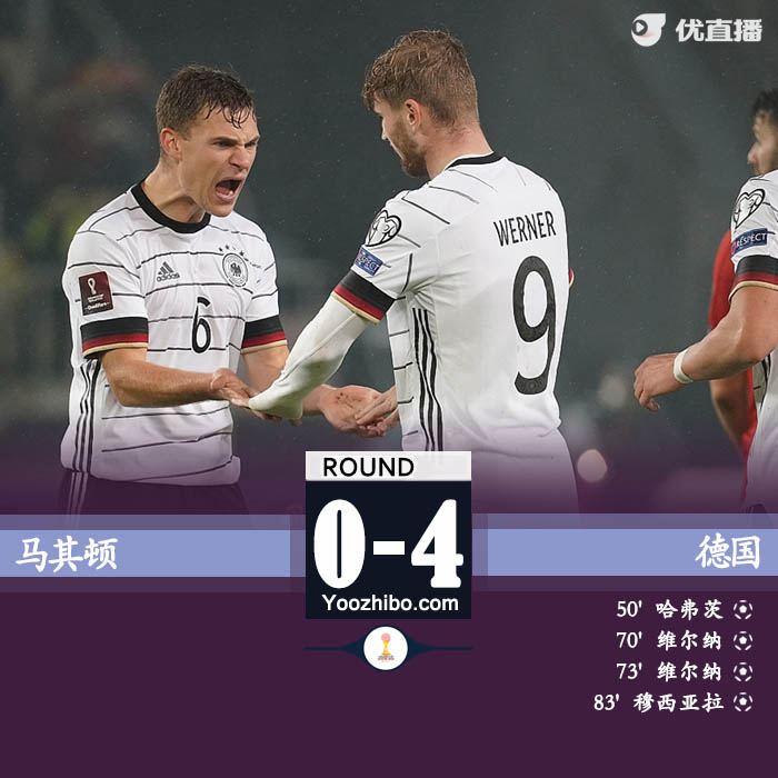 10月12日 世預賽歐洲區 北馬其頓vs德國 全場錄像及集錦