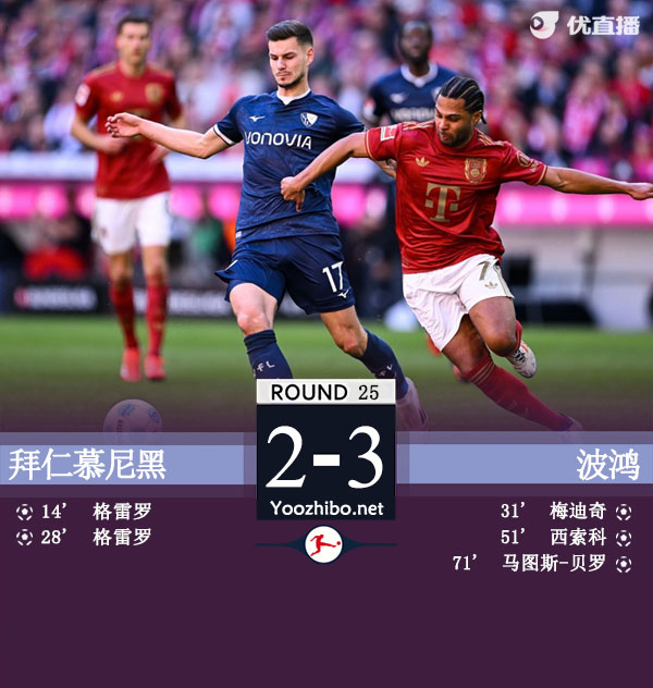 拜仁慕尼黑vs波鴻