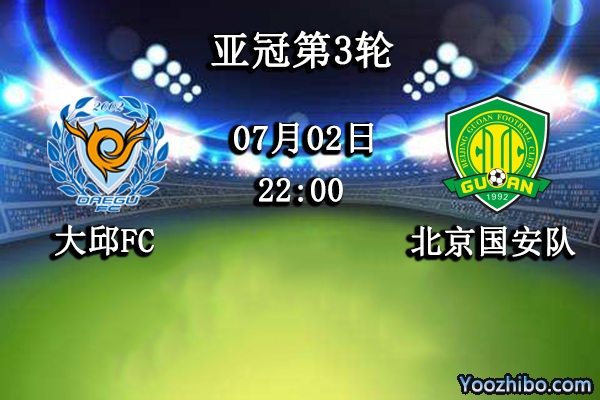 大邱FCvs北京國安隊賽事前瞻