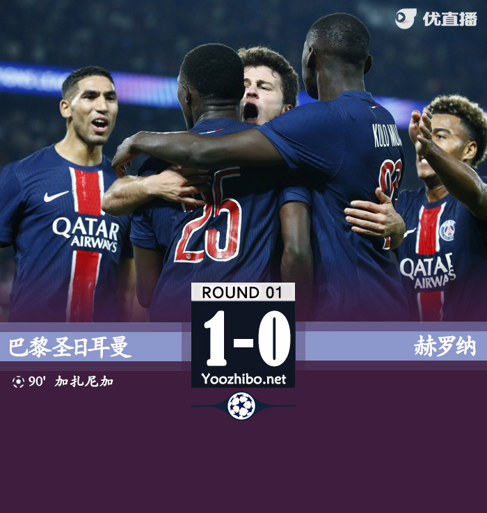 巴黎圣日耳曼vs赫羅納