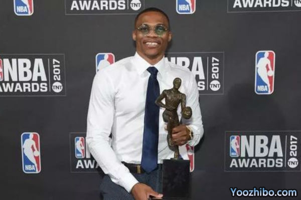 2016-17賽季NBA常規賽MVP,威斯布魯克當選