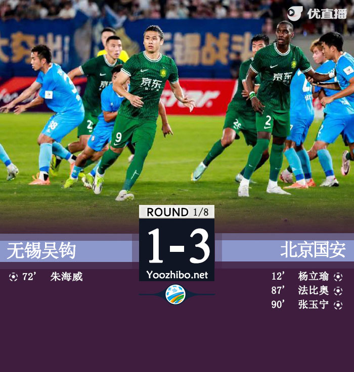 無錫吳鉤vs北京國安隊
