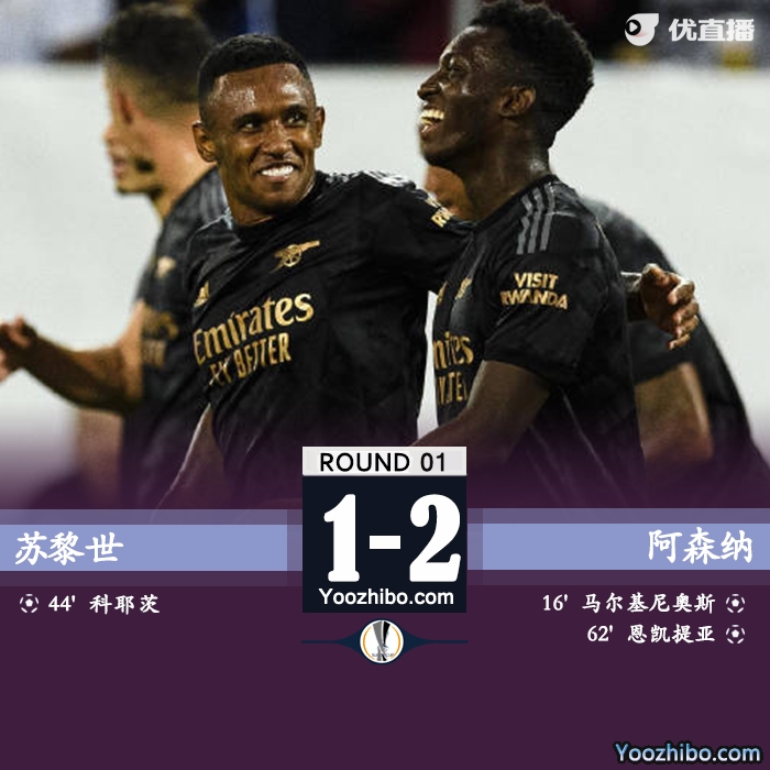 阿森納客場2-1戰勝蘇黎世