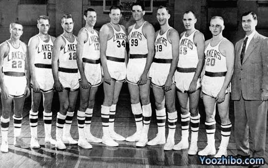 1953-54賽季NBA總冠軍湖人隊陣容及球員數據