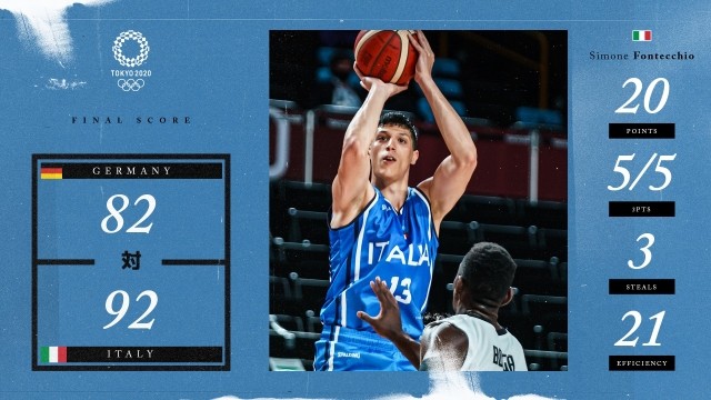 意大利92-82力克德國 方特治奧20分 加里納利18分 羅24分