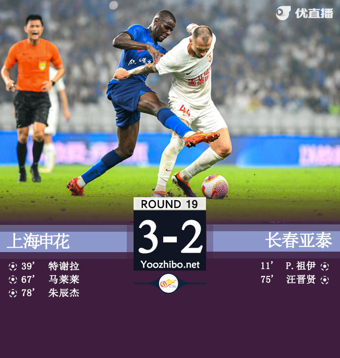 上海申花隊vs長春亞泰隊