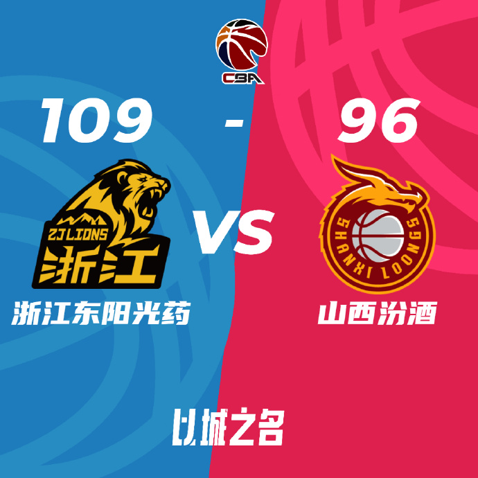 廣廈109-96大勝山西 孫銘徽復出兩雙 胡金秋16中14砍35+13
