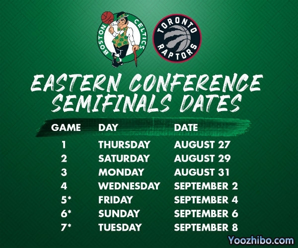 <a href=/lanqiubs/celtics/ target=_blank class=infotextkey>凱爾特人</a>vs<a href=/lanqiubs/raptors/ target=_blank class=infotextkey>猛龍</a>次輪對陣表出爐