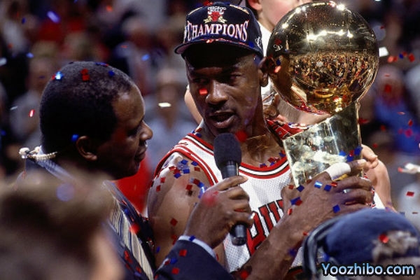 1996-97賽季NBA總決賽最有價值球員(FMVP),喬丹當選