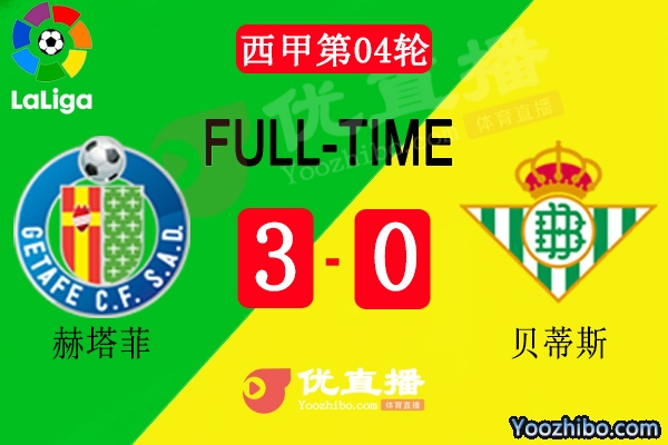 赫塔費3-0貝蒂斯