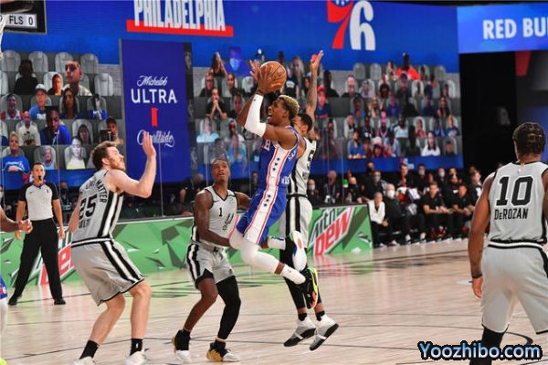 NBA常規賽馬刺vs76人全場精華回放