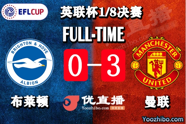 曼聯3-0布萊頓