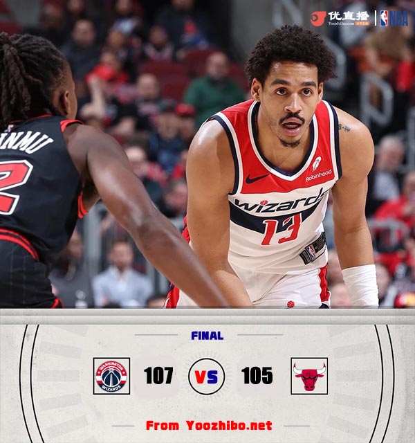 奇才107-105勝公牛 普爾23+5 德羅贊27+6+5斷&壓哨絕殺失敗