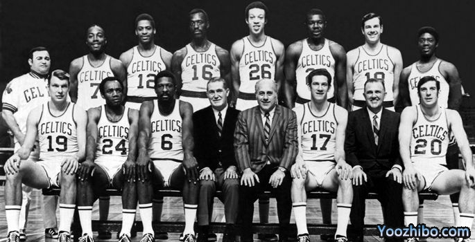 1968-69賽季NBA總冠軍凱爾特人隊陣容及球員數據