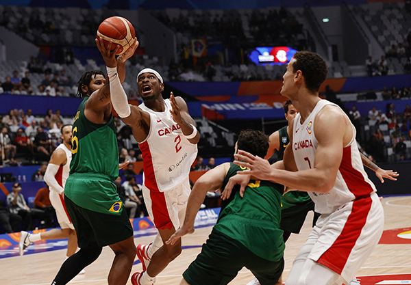 巴西69-65逆轉險勝加拿大