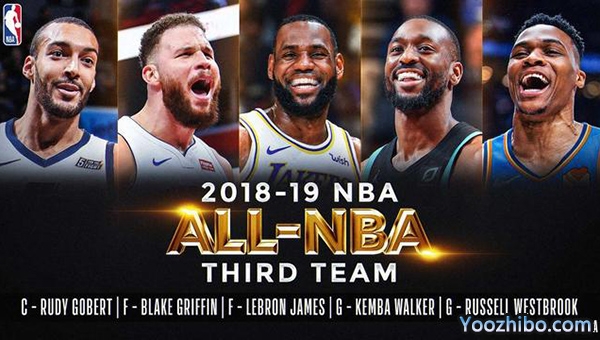 2018-2019賽季最佳陣容_第三陣容