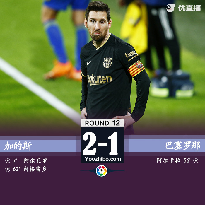 巴薩1-2客負加的斯