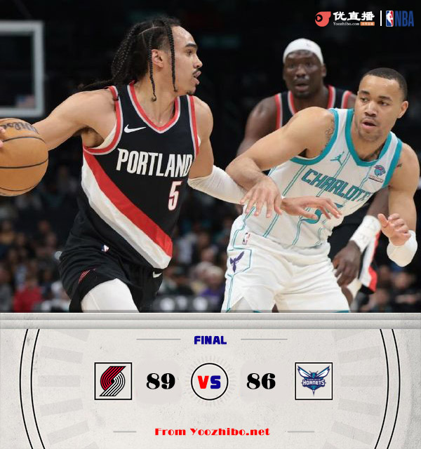 開拓者89-86險勝黃蜂