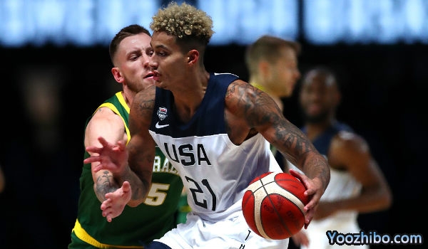 2019年夢十三隊熱身賽 美國男籃vs澳大利亞男籃 全場錄像回放