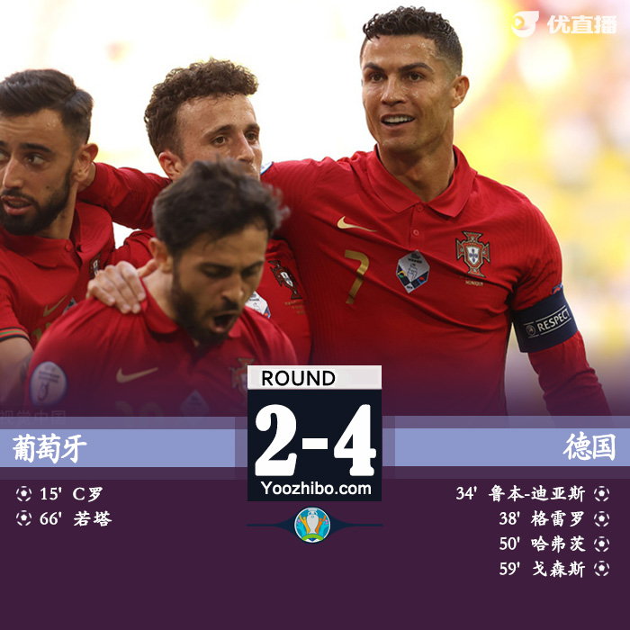 德國4-2葡萄牙 C羅傳射戈森斯造三球哈弗茨破門