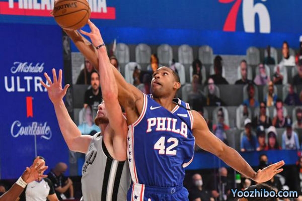NBA常規賽馬刺vs76人全場精華回放