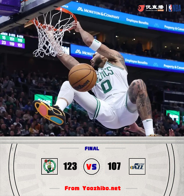 凱爾特人123-107戰勝爵士