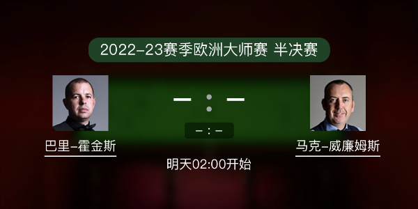 巴里-霍金斯vs馬克-威廉姆斯賽事前瞻和交手記錄