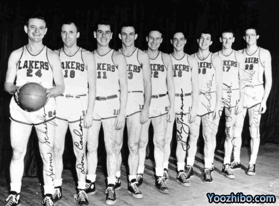 1949-50賽季NBA總冠軍湖人隊陣容及球員數據
