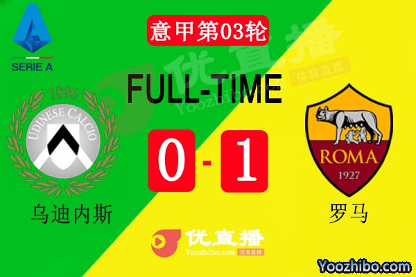 羅馬1-0烏迪內斯