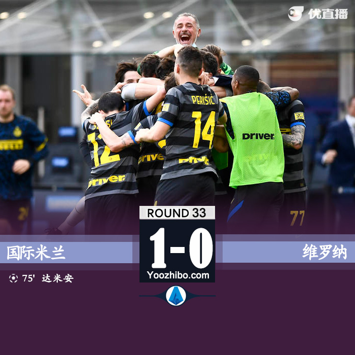國際米蘭1-0維羅納 阿什拉夫助攻達米安破門