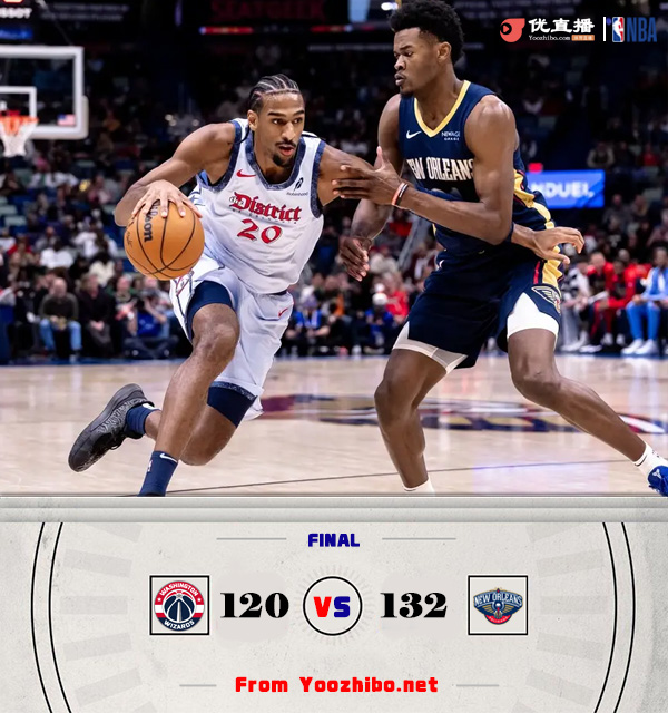 鵜鶘132-120輕取奇才 麥科勒姆平生涯紀錄50分 普爾26+7