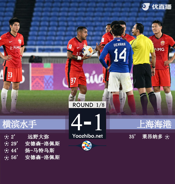 橫濱水手vs上海海港隊