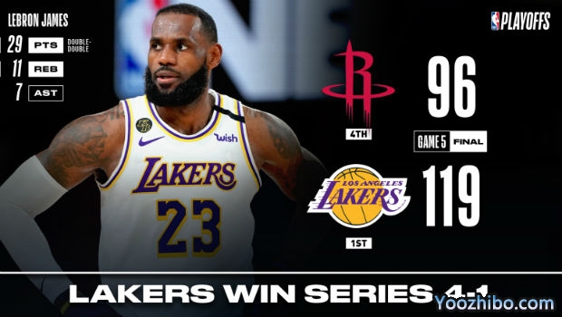 <a href=/lanqiubs/lakers/ target=_blank class=infotextkey>湖人</a>大勝<a href=/lanqiubs/rockets/ target=_blank class=infotextkey>火箭</a>大比分4-1晉級西決